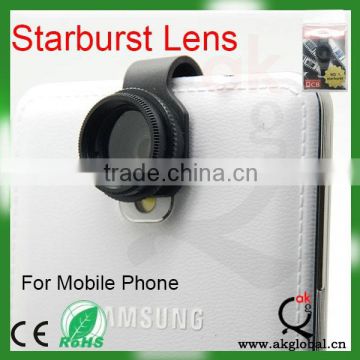 Starburst Lens with Clip for iPhone 5 / 4g & 4S/3G /3GS