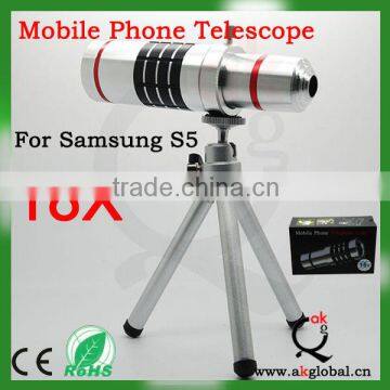 Adjustable 18X Optical Aluminum zoom camera Telescope lens for htc