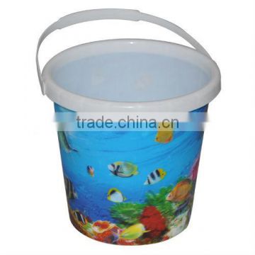 17.6*12*16cm Top Quality 3D Plastic Buckets with Promotion