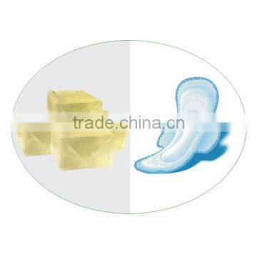 Hot melt Pressure Sensitive Adheisve for feminine napkin