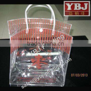 pvc bag with button