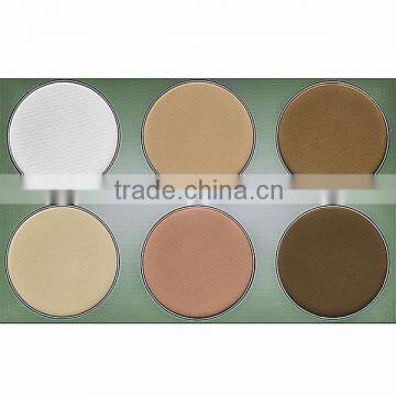 2016 New arrival 6 color makeup pressed face powder for Face Makeup