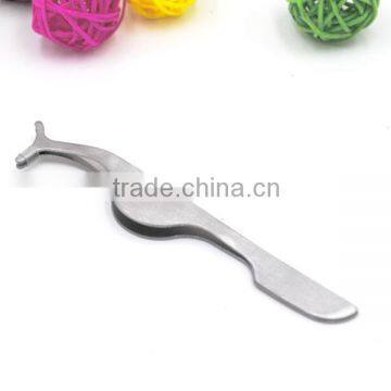 Fashionable Stainless Steel False Eyelash Applicator Eyelash Extension Tweezers photo-4