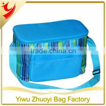 600D Polyester 3MM Cotton Foam and PVC Cooler Handles Bags with Adjustable Straps