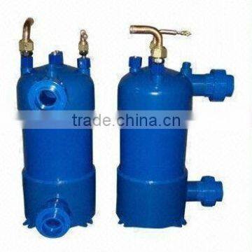 High effeciency Heat exchanger for swimming pool with PVC shell strong anti-corrosion corrugated titanium coil