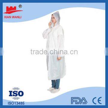 plastic rain poncho pattern waterproof fabric disposable pvc raincoat                        
                                                Quality Choice