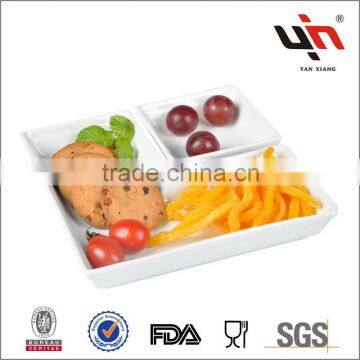 Y1954 Ceramic Super White Porcelain Platters