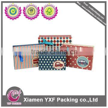 Rectangle colorful paper gift box