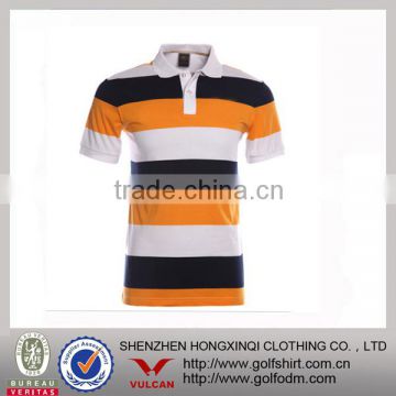 Multi-color banding tennis shirt manufacturer