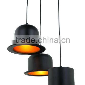 3 Hat pendant Lamp,Modern Metal Light Pendant Lamp,New Design Hat Hanging Light