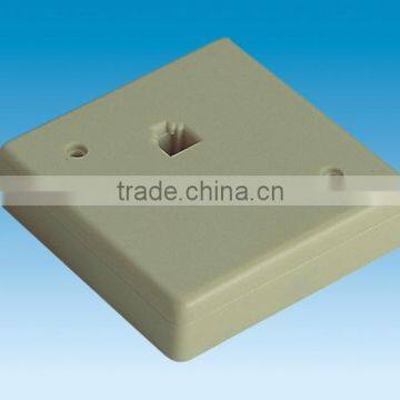 Telephone Wall Socket Surface Mount Jack 6P4C, 6P6C