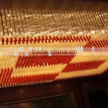 hotel lobby led pendant lights,custom square crystal pendant lamp                        
                                                Quality Choice