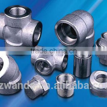 ASME B 16.11 Forged Pipe Fittings Elbow Tee Reducer Cap