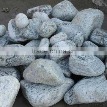 landscaping white pebbles