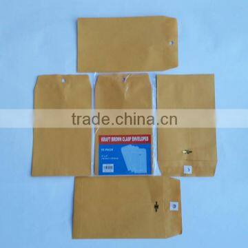 Clasp Closure fastener kraft envelope