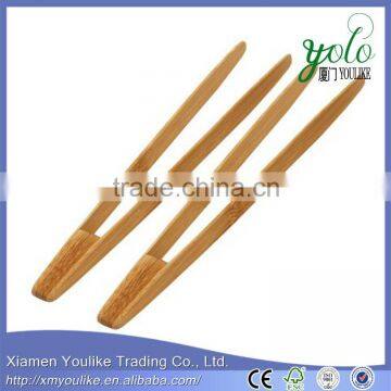 Long Grip 2/4 Pack 9.7'' Bamboo Tongs