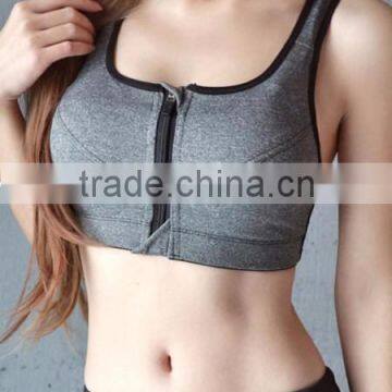 Professional 100% Polyester Custom Padded Yoga Bra Tops