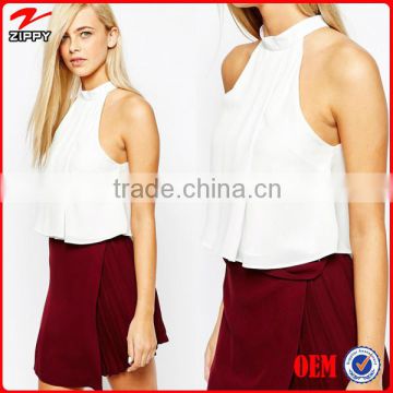 2016 Fashion Union Turtle Neck Halter Top Fashion apparel tops for women