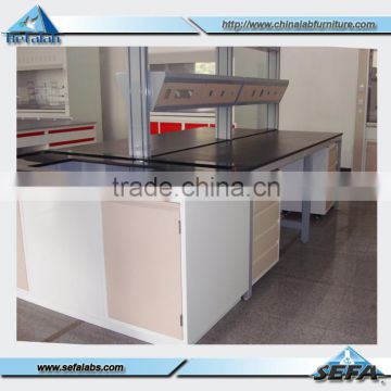 Floor Mounted Full Steel Laboratory Workbench