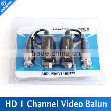 High Definition 720P/1080P AHD/HDCVI/HDTVI BNC to UTP Cat5/5e/6 Video Balun Passive Transceivers Adapter Transmitter 300m                        
                                                Quality Choice