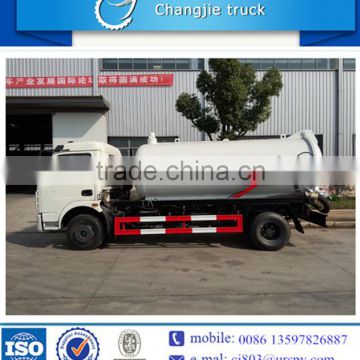 High performance factory price 4x2 Dongfeng 6cbm sewer suction tank truck