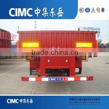 CIMC Cargo Truck Trailer With Side Wall boards Hauling By Tractor