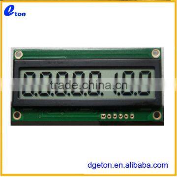 8X1 DIGITs SEGMENT TN LCD module