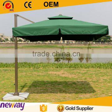 Top sale nice design outdoor green large waterproof china umbrella factory