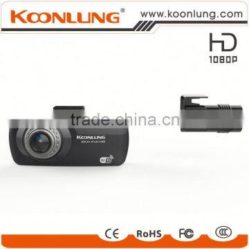 GPS WIFI Dual Camera Full HD Detached Car DVR Good Solution Car Dvr