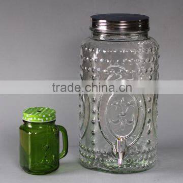 glass juice dispenser 6L