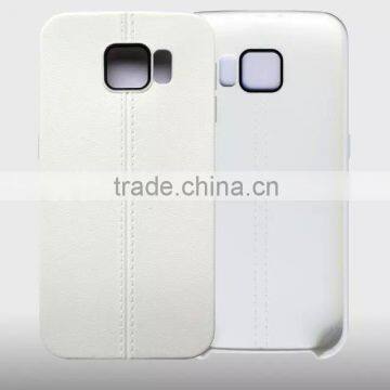 Double Line Leather TPU for Galaxy S7 Plus