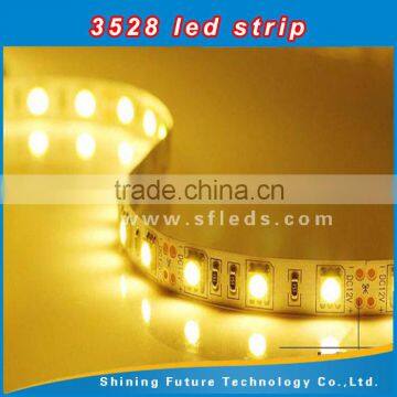 12V Waterproof 3528LED Strips Light 60 Led/m Yellow LED Strips Light 3528 Led Strips photo-3