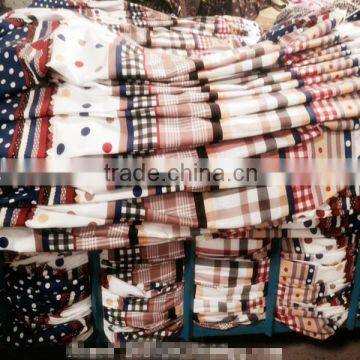 100% POLYESTER textiles flock design print fabric