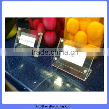 Newly Good Quality Custom Size Acrylic Sign Holder