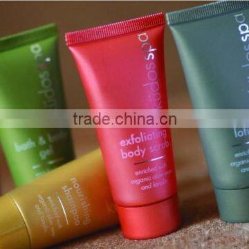 luxury branded color hotel shampoo tube