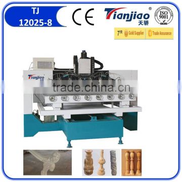 Jinan multi heads 4 axis cnc machine cnc router diy parts 4 axis cnc milling machine