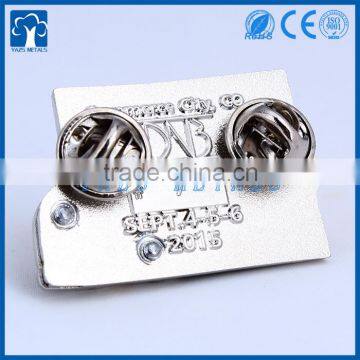 Custom Back Stamp Metal Hard Enamel Shoes Lapel Pin photo-6