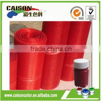 Pigment colorant magenta color paste for tinting of fiberglass mesh