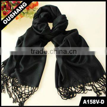 A158V-D Lady Fashion Single Color Infinity Scarf