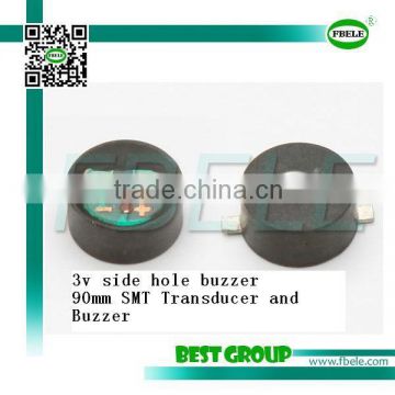 cheaper 12v 95DB 90mm side hole buzzer SMT9045