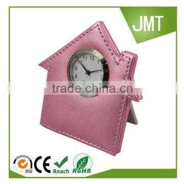 Simple style clock house shape promotion gifts clock