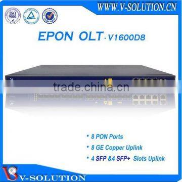 8PON GEPON OLT Optical Access Terminal Equipment Support L3 Route Function with Cisco Style CLI Management Made in China