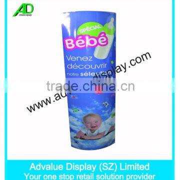 milk powder cardboard display standee