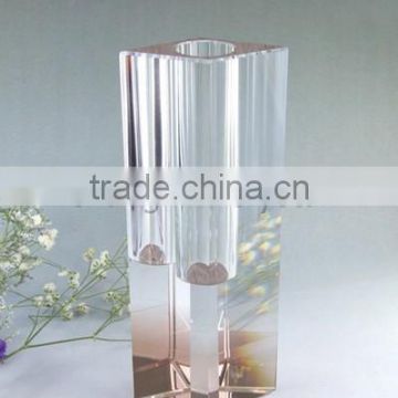 Large Crystal Vase With Customized Logo For Weddings