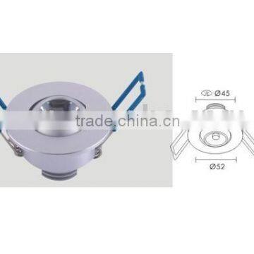 1*1W LED ceiling light, open hold:45mm