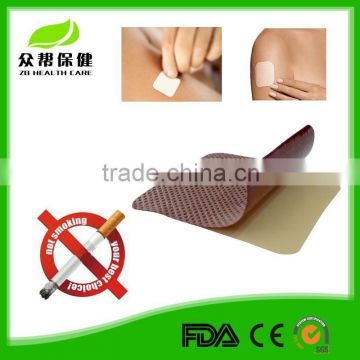 2015 original factory hot sell effect nicotine patch quick quit cigarette stop smoke patch for stop smoking