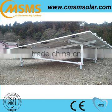 Ground solar panel mounting bracket