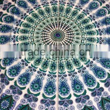 Beautiful Traditional Print Mandala Bed sheets Cheap Indian Cotton Bed sheet