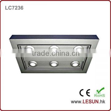 Hot!6X3W led jewelry panel light LC7236