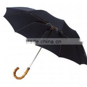 2 Fold/folding Shenzhen Umbrella With Bamboo Handle